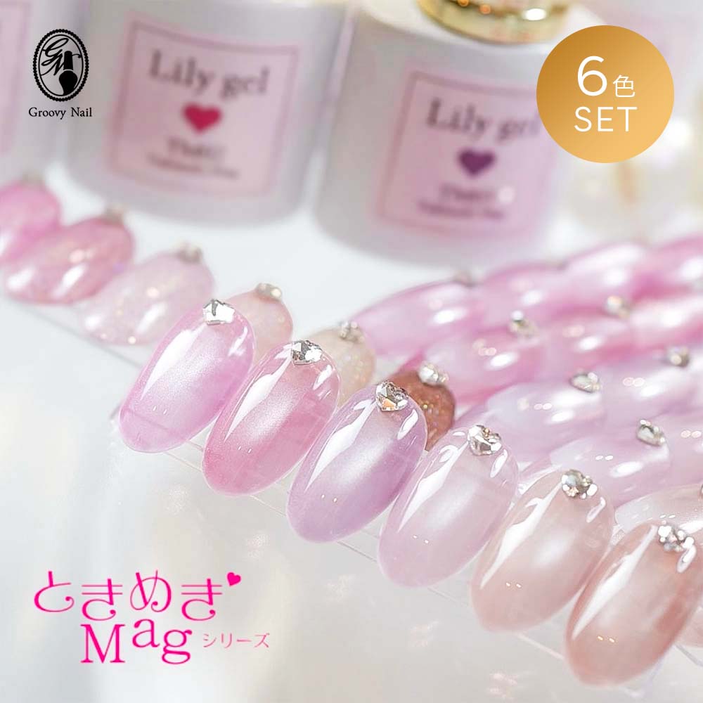 楽天市場】リリージェル Lily gel ときめきマグシリーズ 6色セット