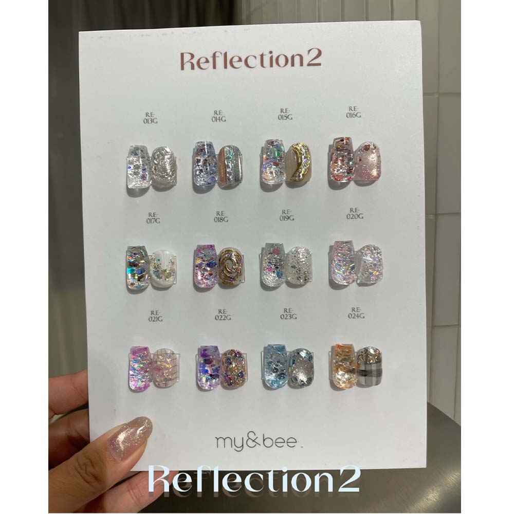 楽天市場】my&bee マイビー カラージェル リフレクションセット 4g 12