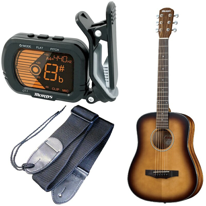 Morris ミニギター LA-011 （ソフトケース・付属品付き） Morris ミニ