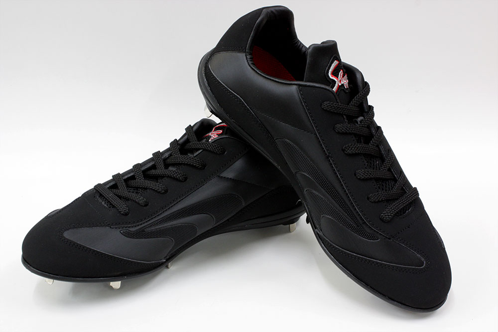 楽天市場】久保田スラッガー スパイク LS02 D-007B ブラック 紐式 樹脂