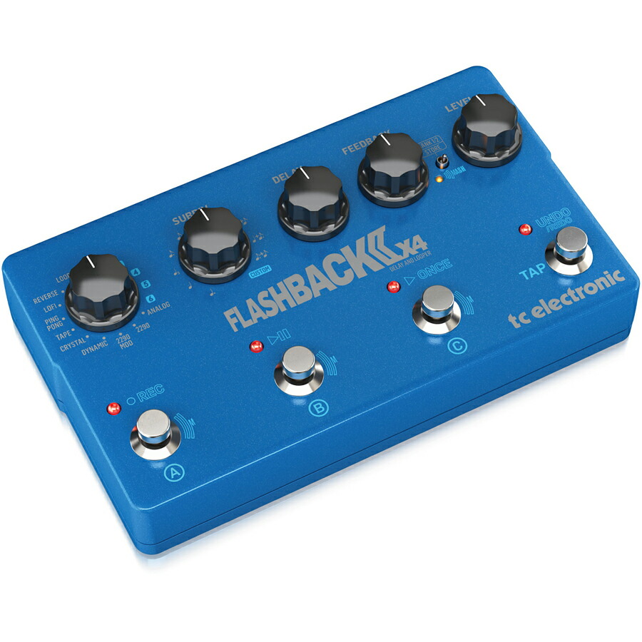 楽天市場】t.c.electronic FLASHBACK 2 X4 DELAY 新品 ディレイ[TC