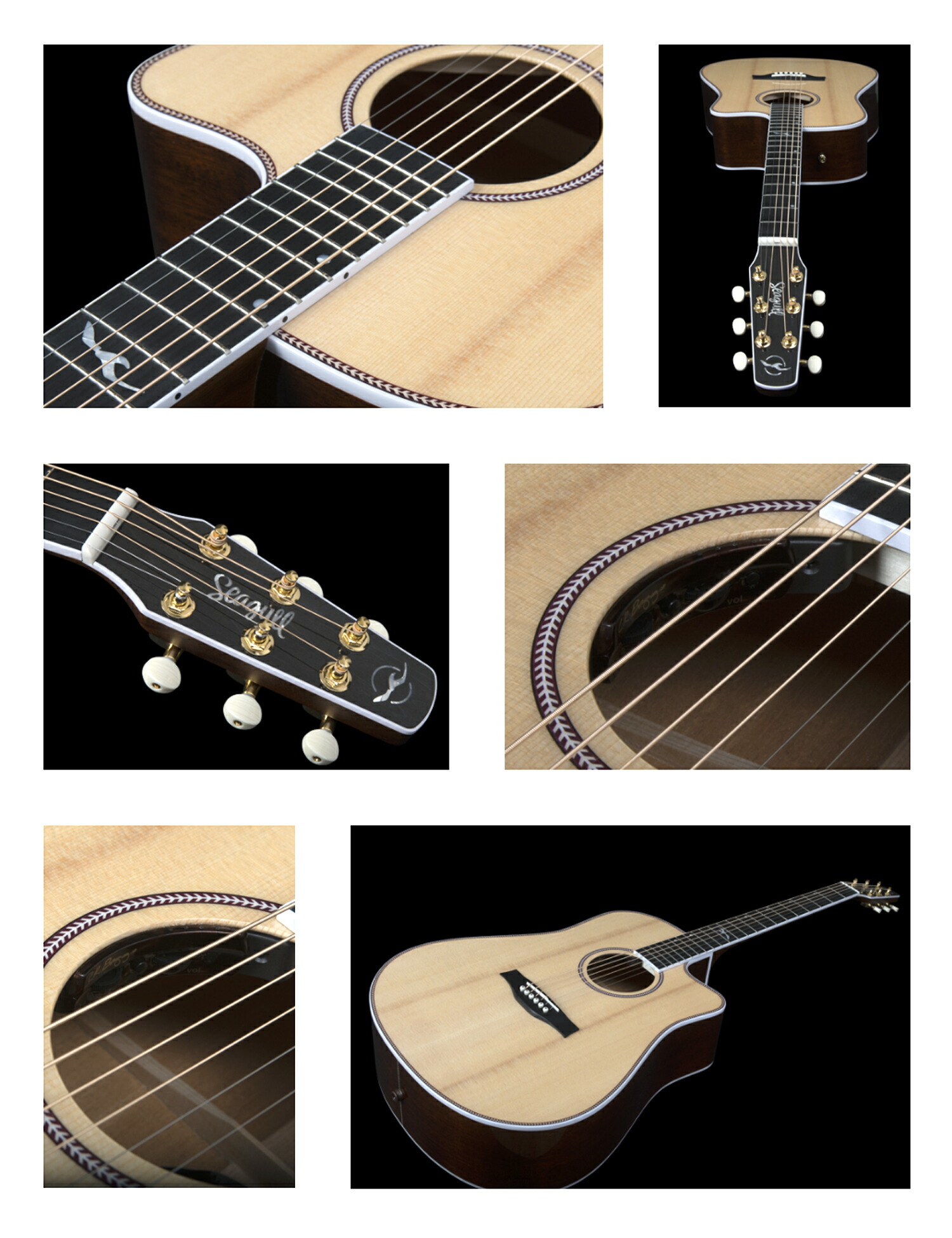 楽天市場】Seagull Artist Mosaic CW HG Anthem EQ[シーガル][アンセム