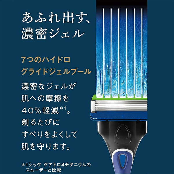 楽天市場】ハイドロ5 プレミアム 敏感肌 替刃8個入 4個セット 髭剃り