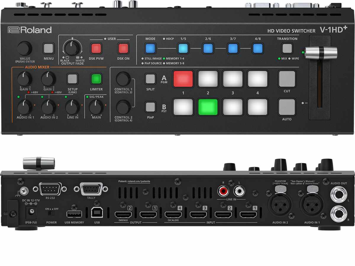 楽天市場】Roland ローランド V-1HD+ ( PLUS プラス ) ◇ HD ビデオ