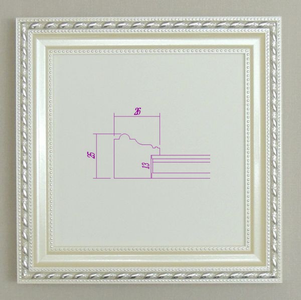 楽天市場】パステルアート用額 8131 アイボリー 150角 ワンランク上の