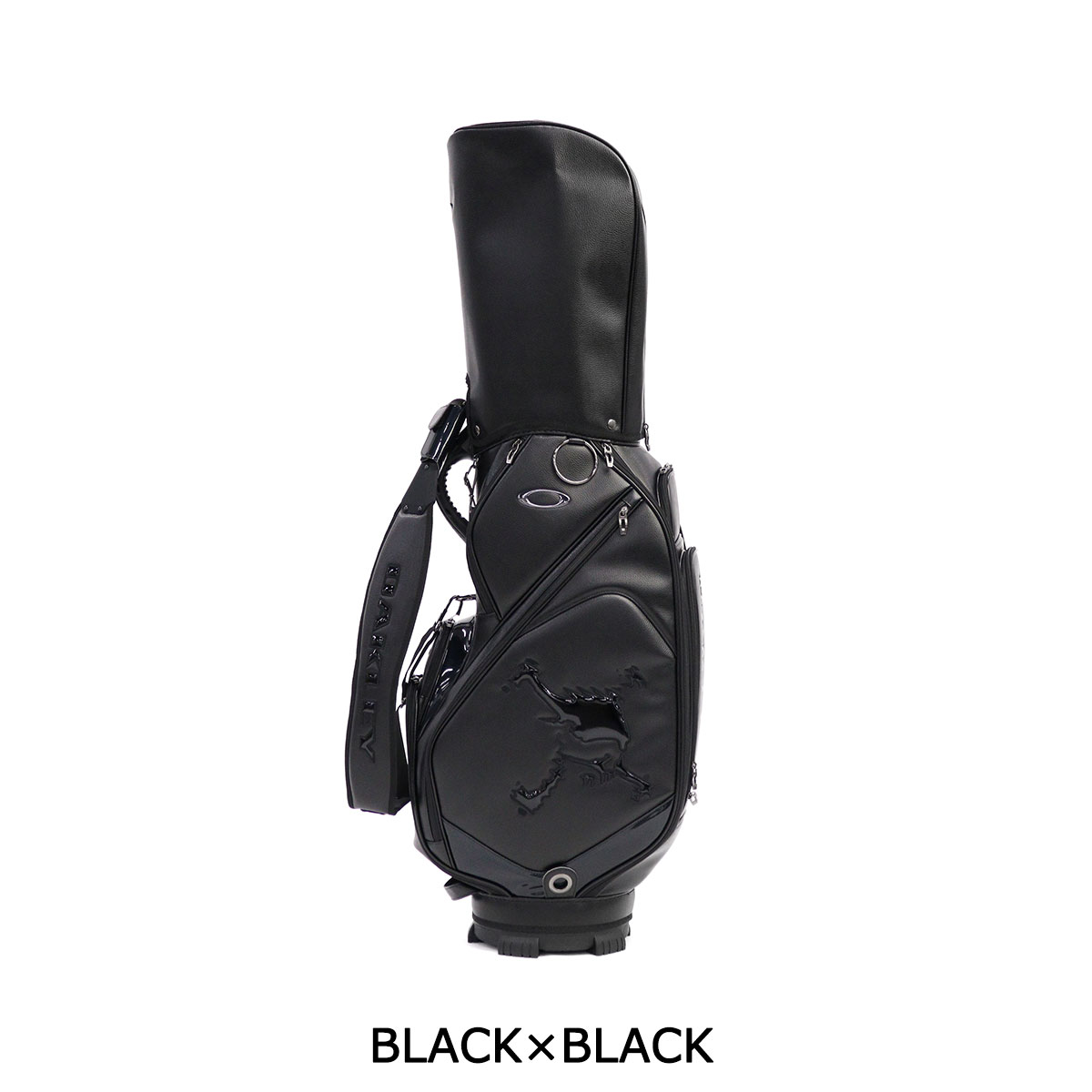 あきまる OAKLEY ゴルフバッグ ブラック/イエロー あ あきまる OAKLEY