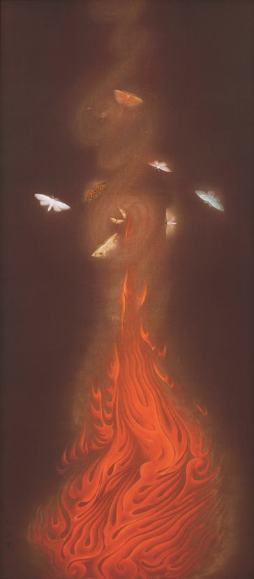 楽天市場】速水御舟 山種美術館 名作選 重要文化財 「 炎舞 」 彩美版R