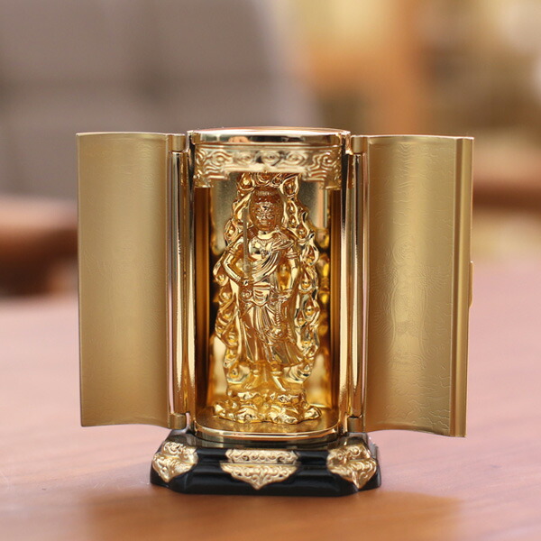 楽天市場】仏像 不動明王 厨子 9.7cm : がらんどう