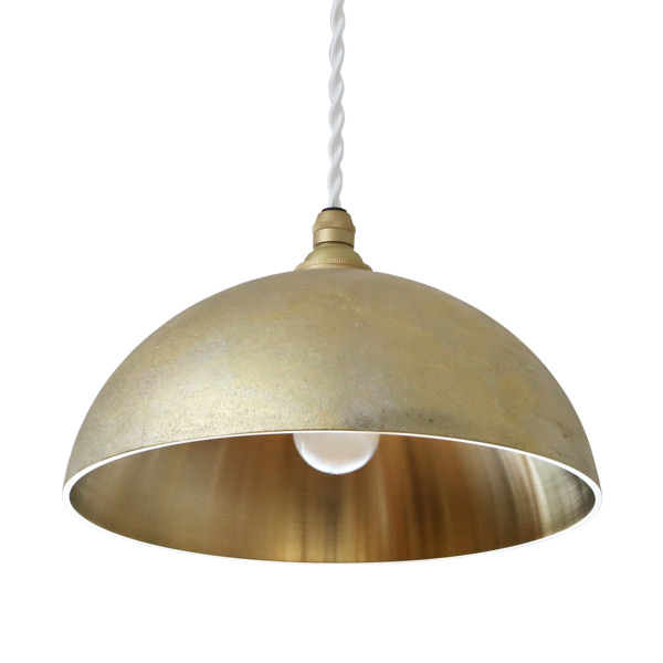 楽天市場】FUTAGAMI ペンダントランプ 半球 削り出し 真鍮 鋳肌