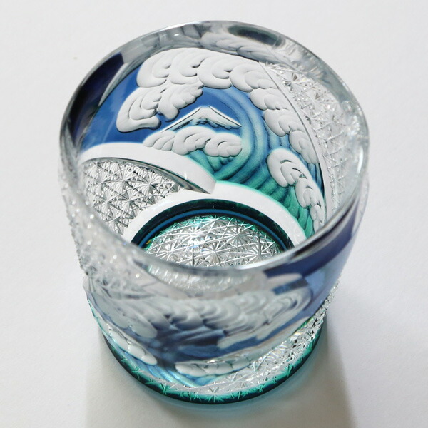 楽天市場】江戸切子 江戸硝子 オールド 四季 夏 但野硝子 切子グラス