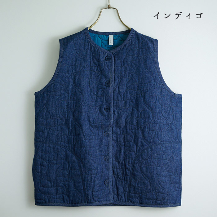 楽天市場】きつねキルティングベスト レディース トップス ベスト 大人