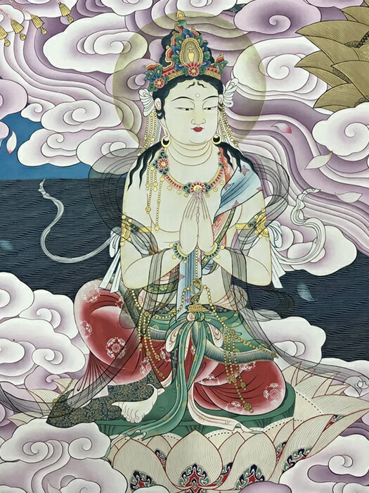 楽天市場】阿弥陀聖衆来迎図 高野山本(転写本) 肉筆仏画 送料無料 : 芸