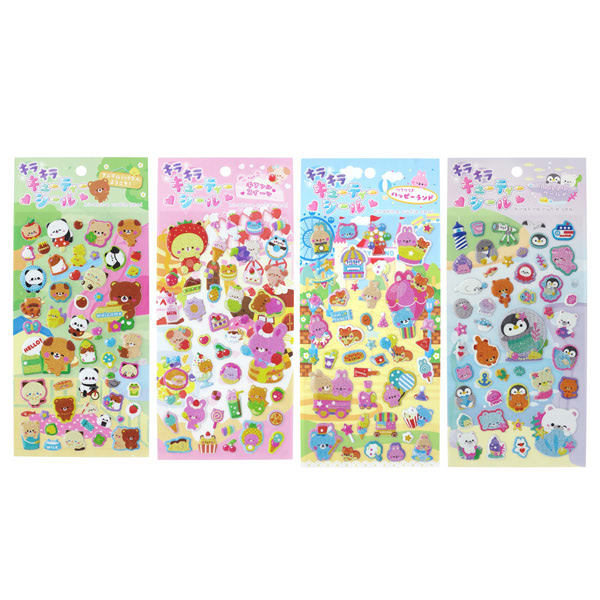 楽天市場】【セット売り】12個セット キラキラキューティシール