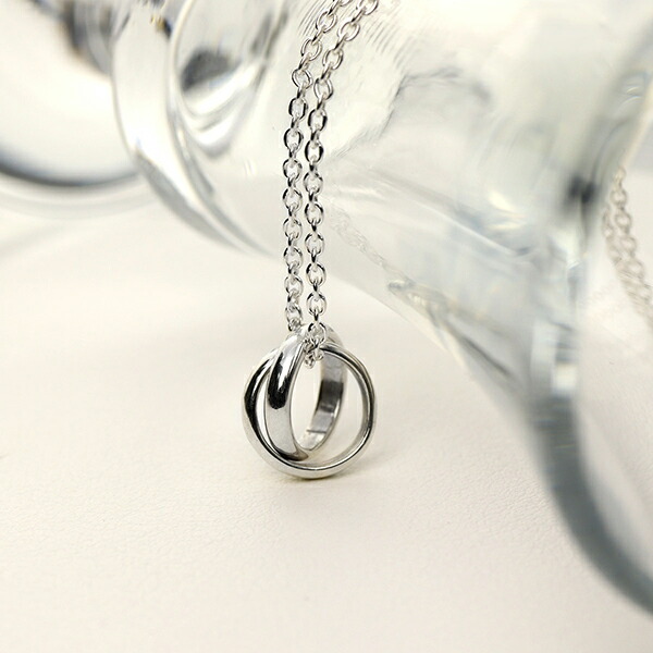 楽天市場】マジェスフィッセン ダブル リング シルバーネックレス