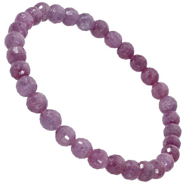 楽天市場】ルビー カット ブレスレット 5.5mm 16.5〜17.5cm S〜L