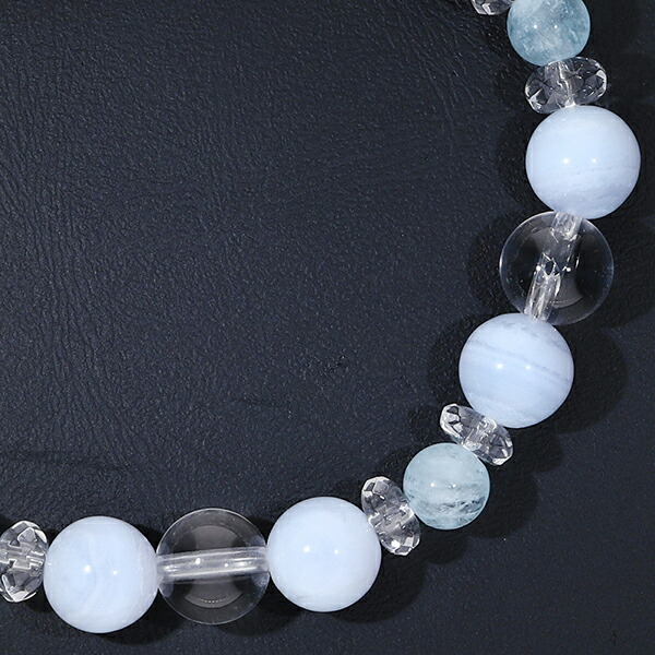 楽天市場】ブルーレースアゲート アクアマリン 水晶 カット