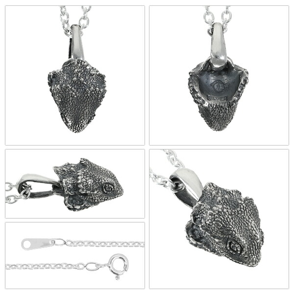 楽天市場】Cold I's フトアゴヒゲトカゲ ヘッド S ペンダントトップ