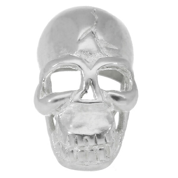 楽天市場】スカル ドクロ シルバービーズ 1個売り 粒売り バラ売り