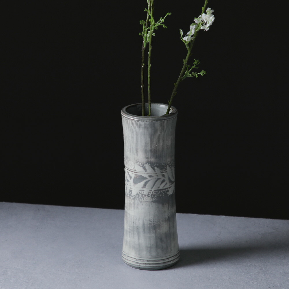 楽天市場】一輪挿し 筒型花生 アラベスク 圭司 一輪差し 花器 花瓶 花