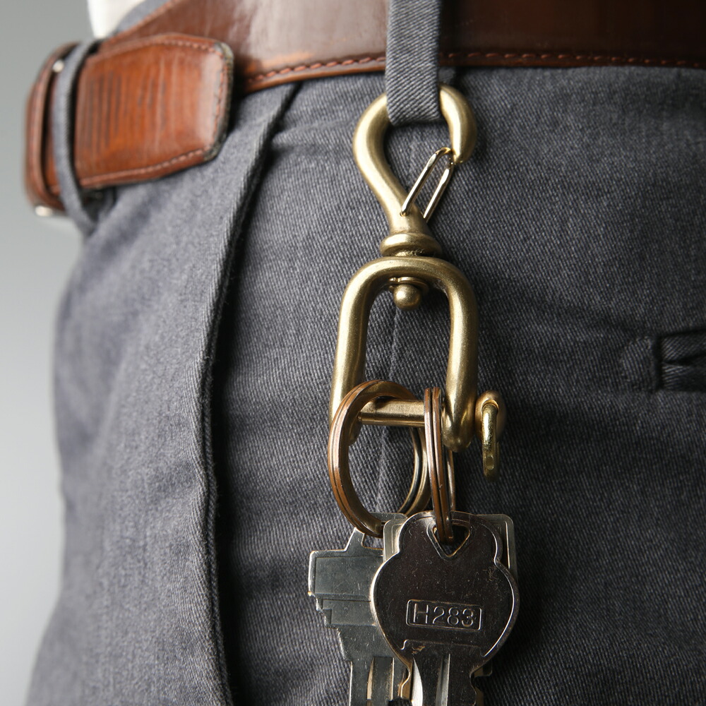 楽天市場】シャックル付スナップフック セット KSC-001-B 真鍮