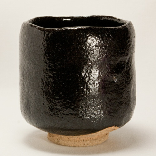 楽天市場】黒楽 筒茶碗 （抹茶碗） 〔川嵜和楽（川崎和楽）〕 : 京都の