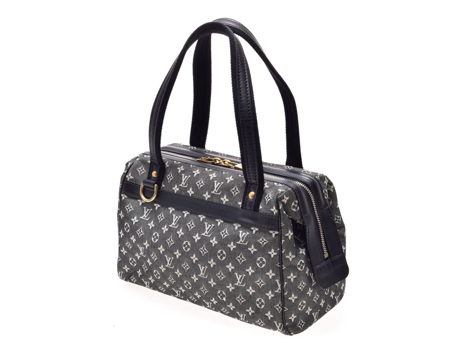 楽天市場】中古 ルイヴィトン モノグラムミニ ジョセフィーヌPM 黒