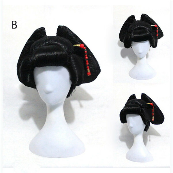 楽天市場】花魁 舞妓 芸妓 遊女 コスプレウィッグ かつら 専用ネット