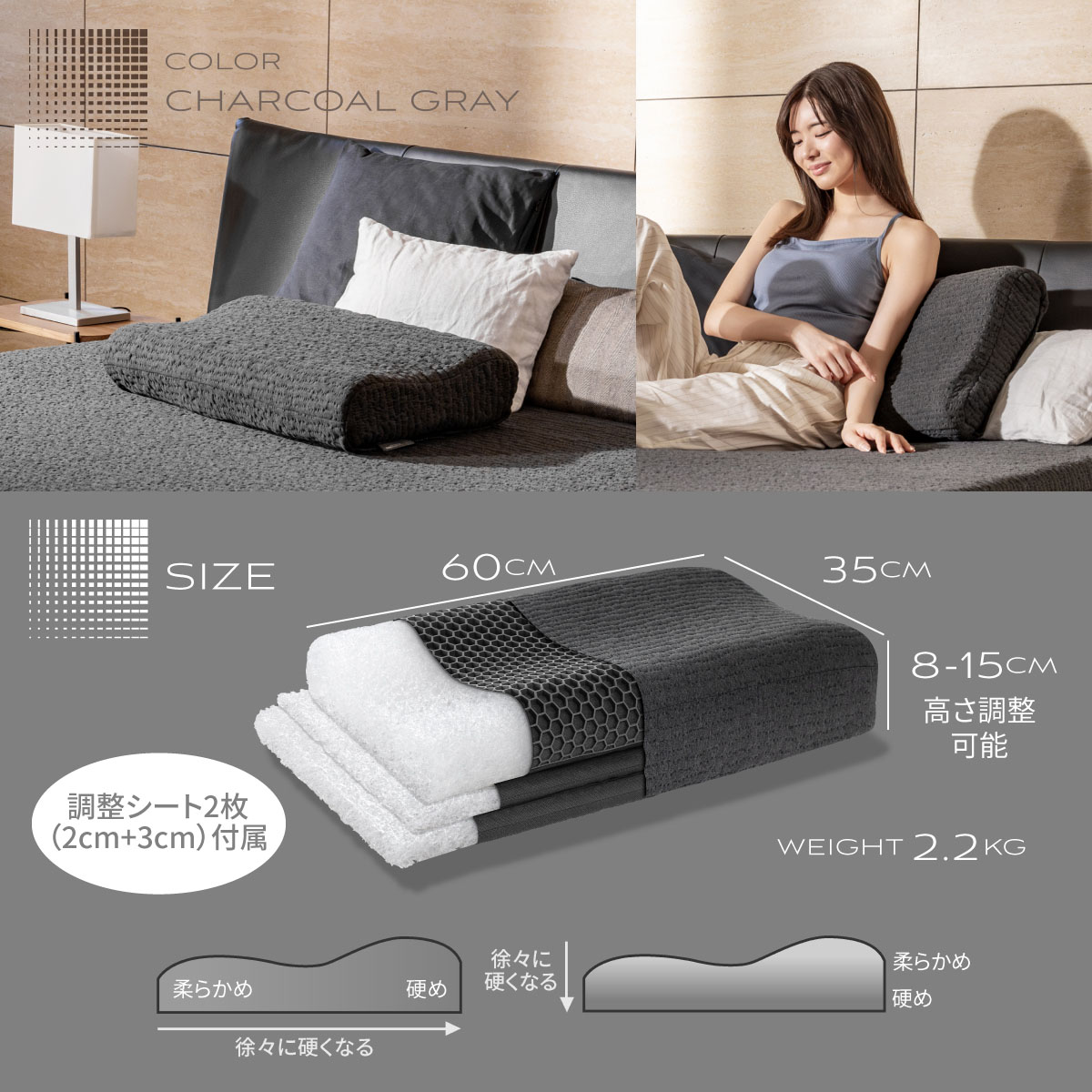 楽天市場】【楽天1位】 ジェル × ファイバー 洗える まくら ファイバー