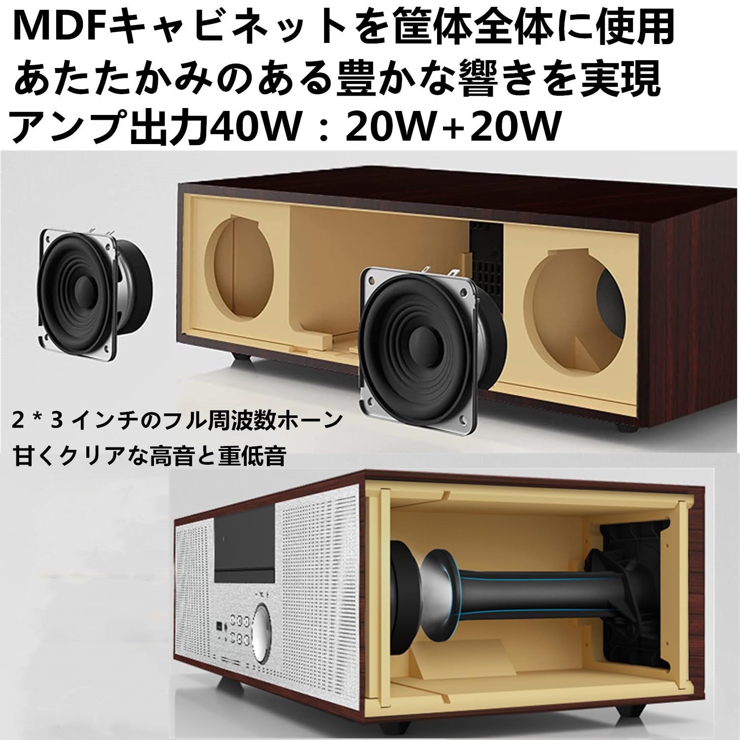 楽天市場】【送料無料】【楽天ランキング1位獲得】CDプレーヤー 40W