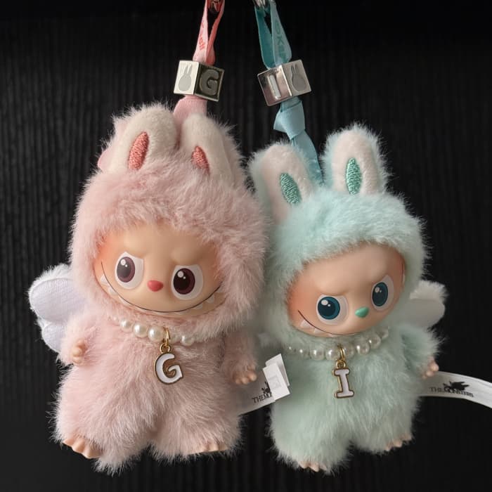 楽天市場】【当日発送】LABUBU 4代目専用 イニシャル ネックレス