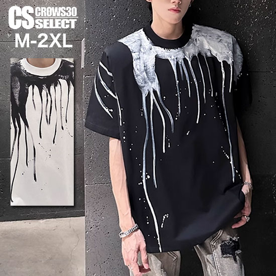 楽天市場】V系 Tシャツ メンズ モード系 メンズ Tシャツ メンズ