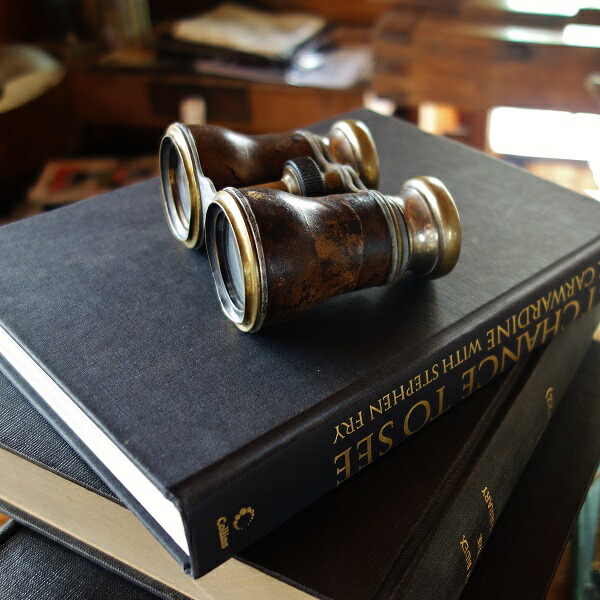 楽天市場】双眼鏡 ブラウン イギリス製 アンティーク : APOA