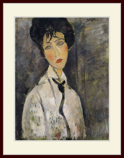 楽天市場】モディリアーニ・「黒いネクタイをした女」 : グーピル