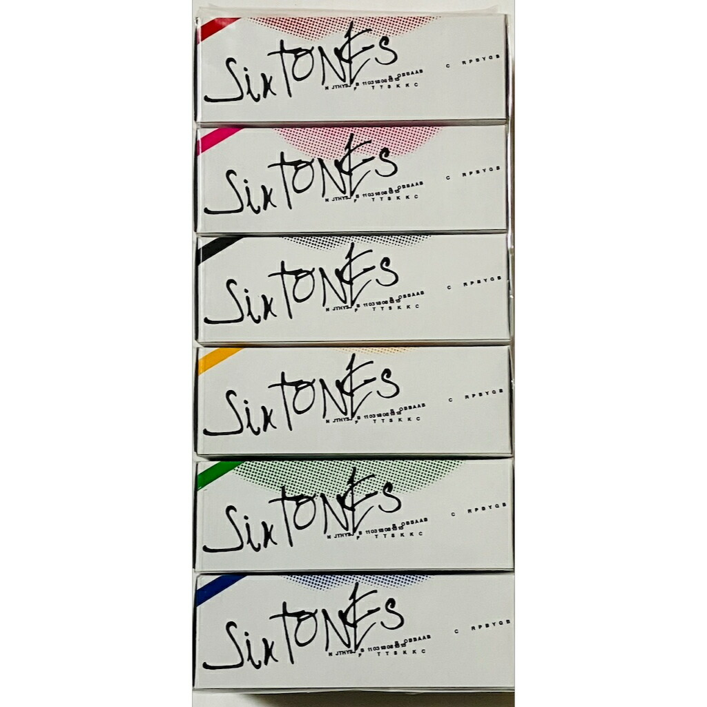 楽天市場】SixTONES 【 ミニボックスティッシュ 】 「慣声の法則