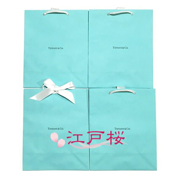 現行品美品Tiffanyティファニーショッパー紙袋 （20x25）60枚セット