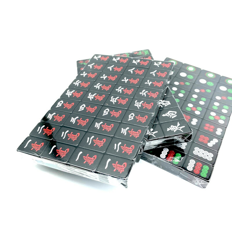 楽天市場】麻雀牌 26 27ミリ 手打ち麻雀卓用 赤牌 折りたたみ麻雀卓 手