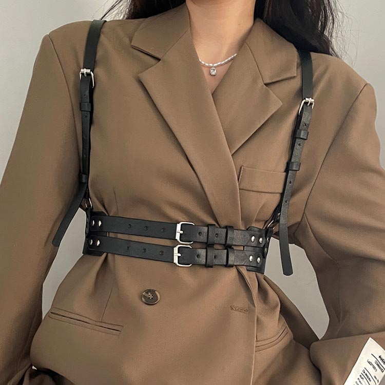 楽天市場】 サスペンダー レディース ウエストベルト ベルト ウェスト