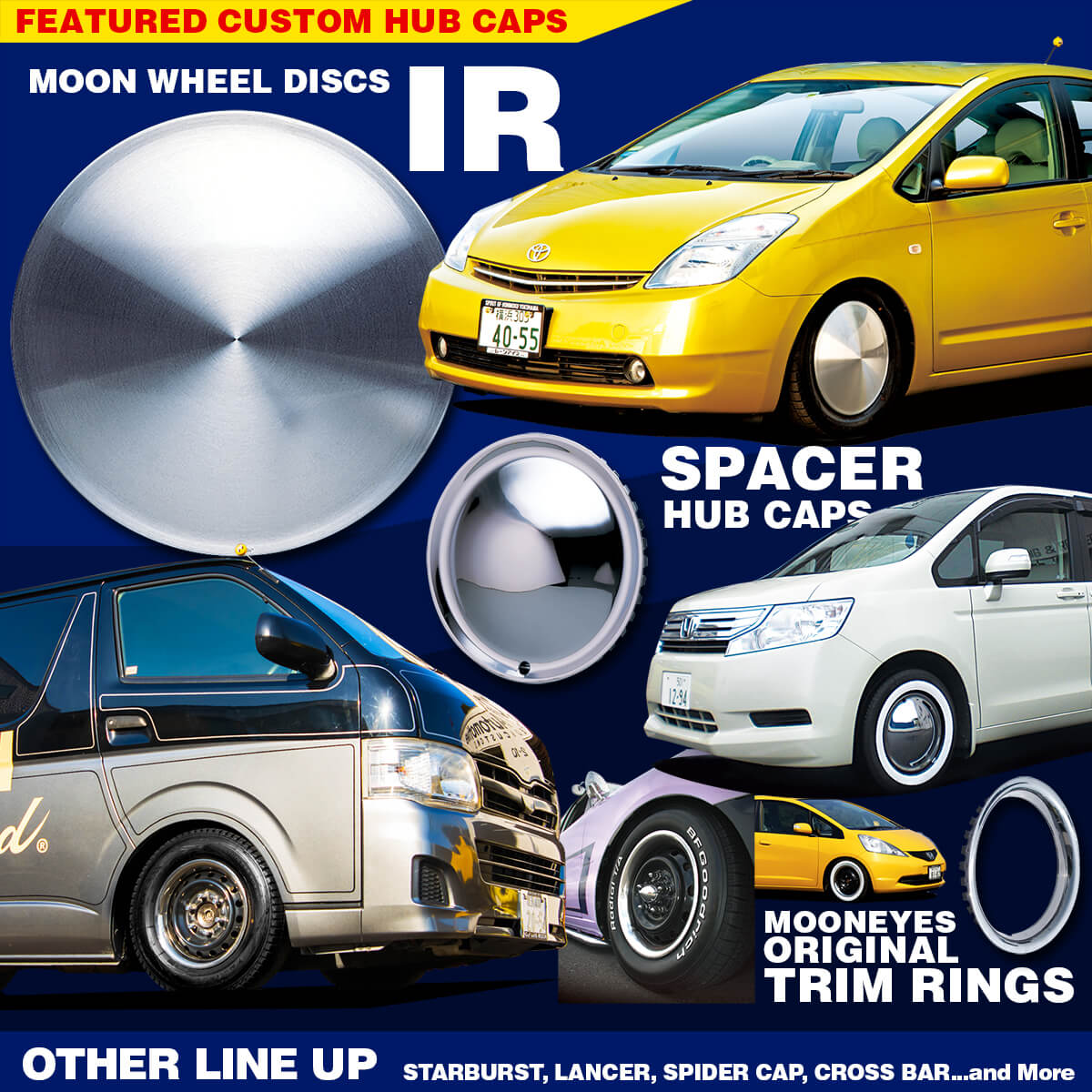 楽天市場】ムーンアイズ オリジナル ステンレス トリム リング 12