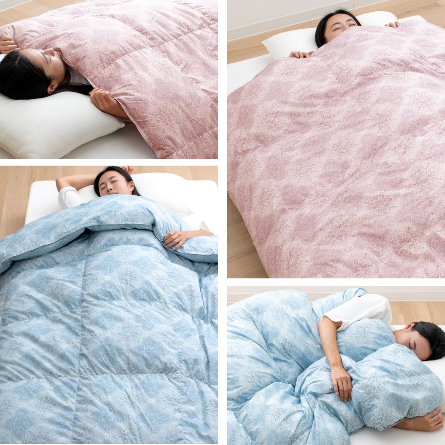 楽天市場】【3月4日20時〜先着50%OFFクーポン!】＼発熱×羽毛／ 二層式