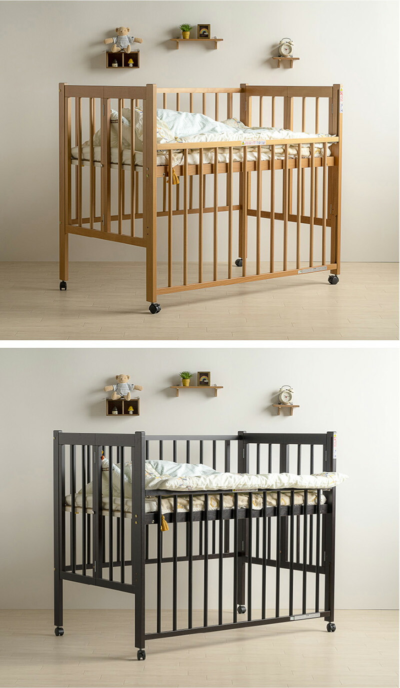 楽天市場】日本製 ベビーベッド 「ワンタッチハイベッド クール ※B品