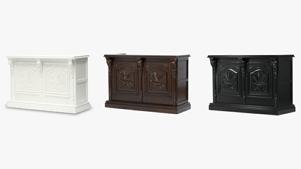 楽天市場】アンティーク カウンター レジカウンター ロココ調家具 1.8M