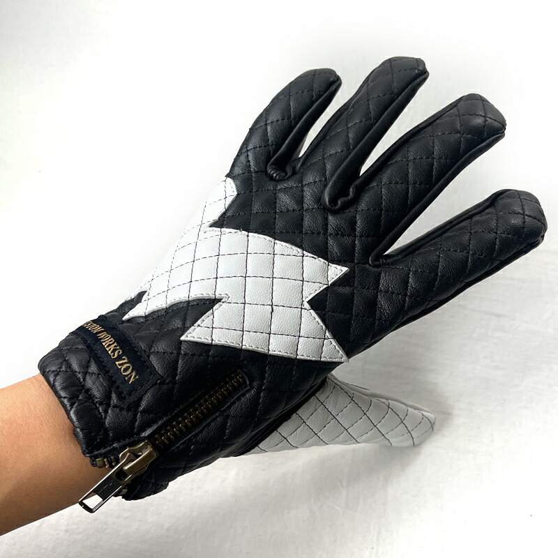 楽天市場】ZONオリジナル レザーグローブ サンダー 手袋 本革バイク