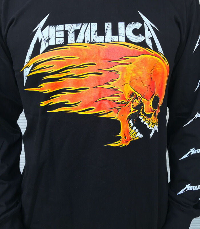 楽天市場】メタリカ 長袖 ロンT metallica tシャツ ロングスリーブ