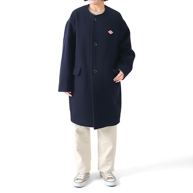 楽天市場】DANTON ダントン ウールパイル カラーレス ウールコート DT