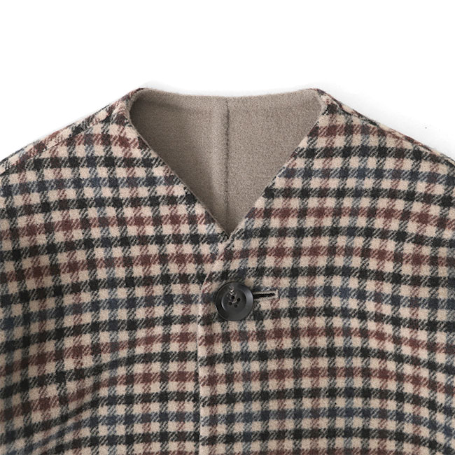 楽天市場】LE GLAZIK ルグラジック チェック柄 リバーシブル ノー