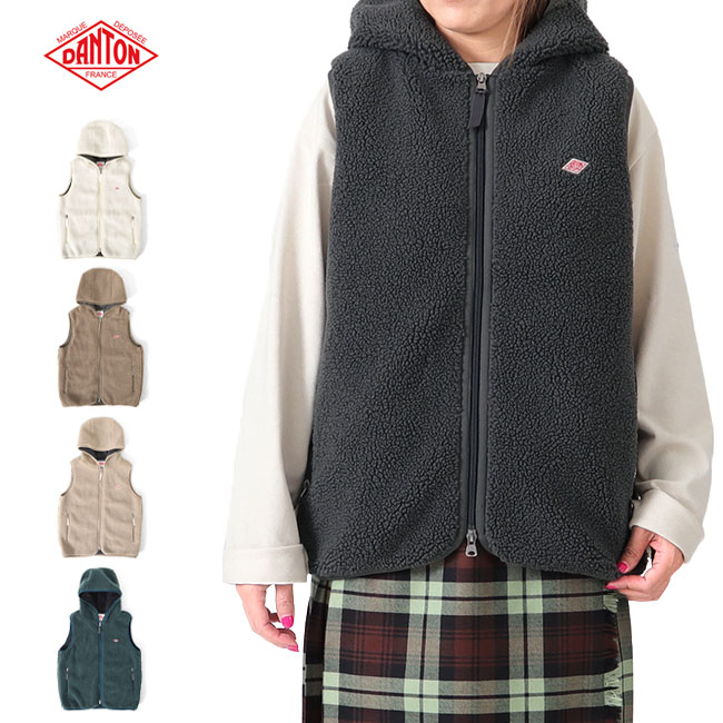 楽天市場】DANTON ダントン インサレーション フード付き ボアフリース