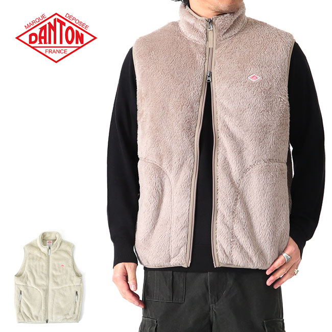 楽天市場】DANTON ダントン ハイパイル スタンドカラー ボアフリース