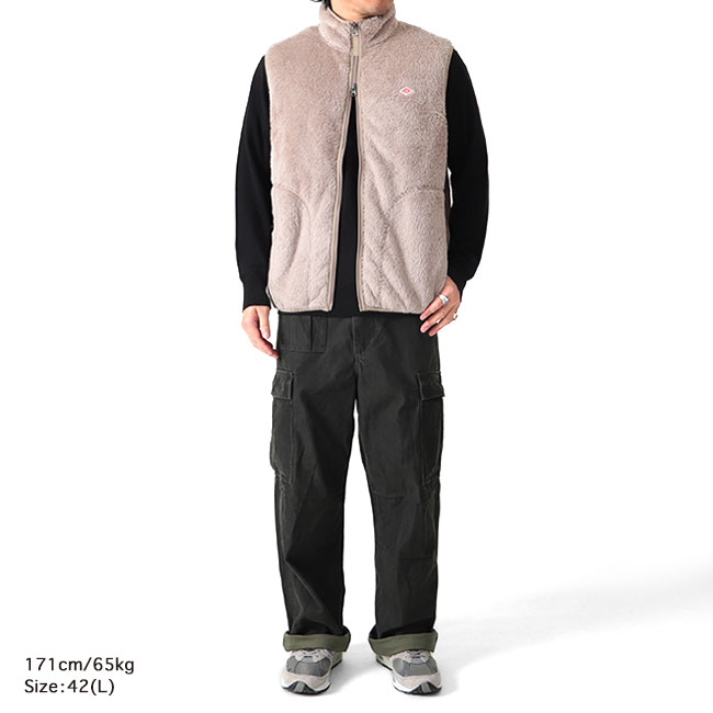 楽天市場】DANTON ダントン ハイパイル スタンドカラー ボアフリース