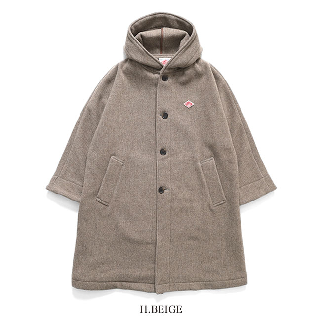 楽天市場】DANTON ダントン フード付き ウール ライトパイル ロング