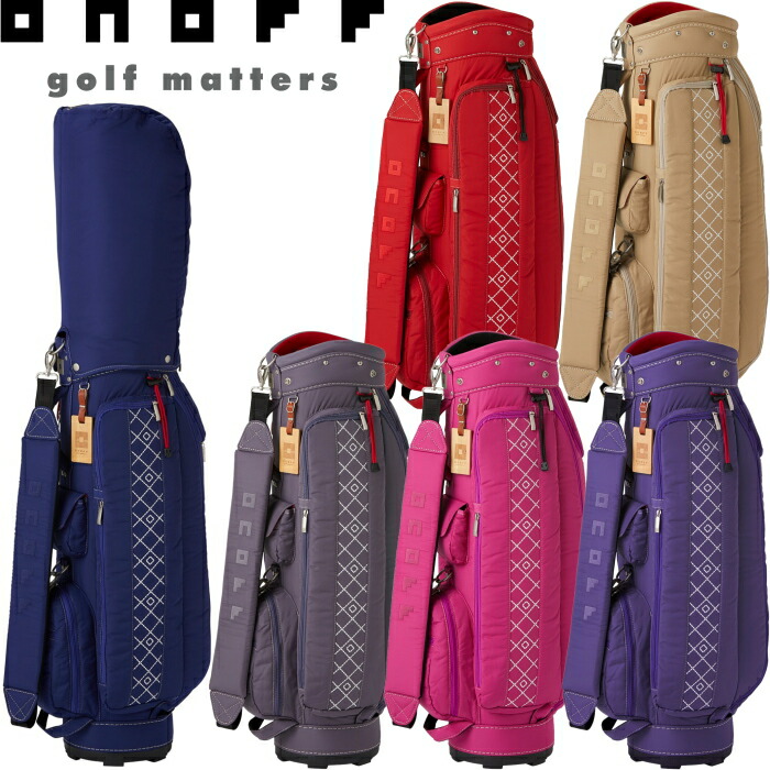 楽天市場】ONOFF オノフ レディース キャディバッグ OB0719 8.5型